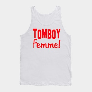 Tomboy Femme Women Woman Girl Strong Jackie Carpenter Best Seller Gift Idea Mom Wife Sister Red Tank Top